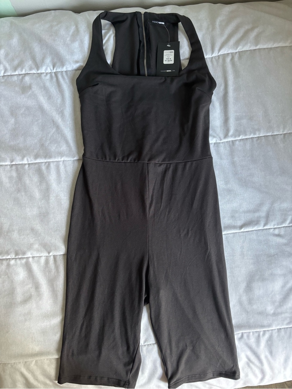 Fashion Nova Black Sleeveless Jumpsuit Romper